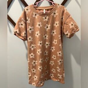 Rylee and cru dress girls size 8-9 flowers